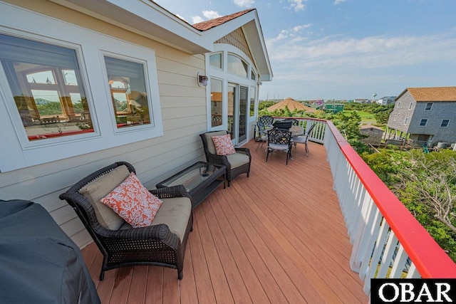 39972 NC-12 Hwy Lot 15, Avon, NC 27915 - view of wooden deck