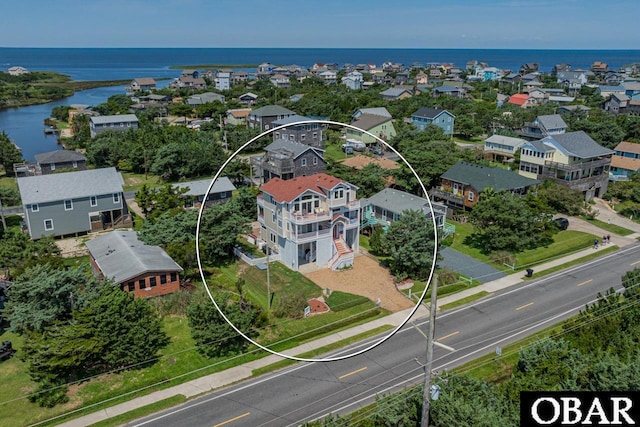 39972 NC-12 Hwy Lot 15, Avon, NC 27915 - birds eye view of property featuring a water view
