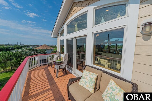 39972 NC-12 Hwy Lot 15, Avon, NC 27915 - view of wooden deck