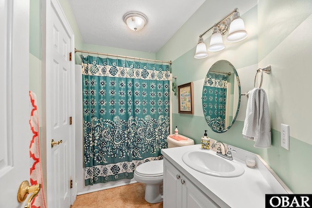116 Swan View Dr Lot 5, Kill Devil Hills, NC 27948 - full bathroom with vanity, toilet, and tile patterned floors