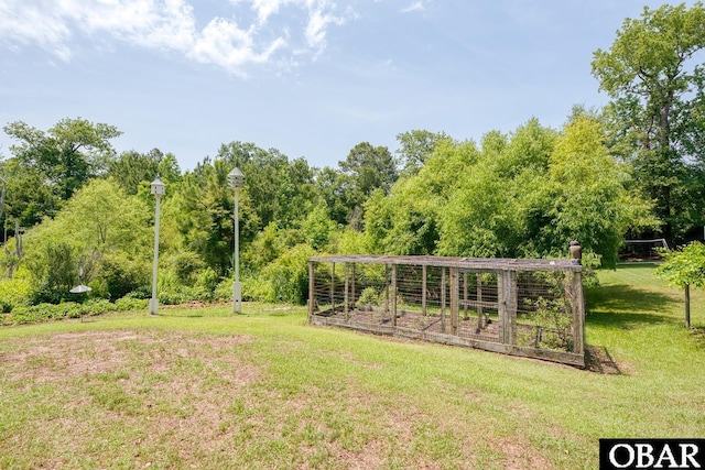 116 Swan View Dr Lot 5, Kill Devil Hills, NC 27948 - view of grassy yard with a vegetable garden