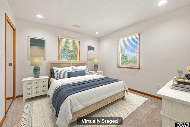 4005 Ivy Ln Lot # 16, Kitty Hawk, NC 27949 - bedroom with light carpet, baseboards, and recessed lighting
