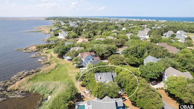 506 Magnolia Way Lot 29, Corolla, NC 27927 - aerial view of residential area with a large body of water