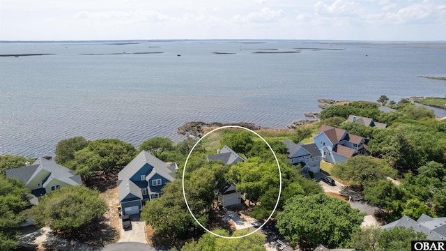 506 Magnolia Way Lot 29, Corolla, NC 27927 - aerial perspective of suburban area with a large body of water