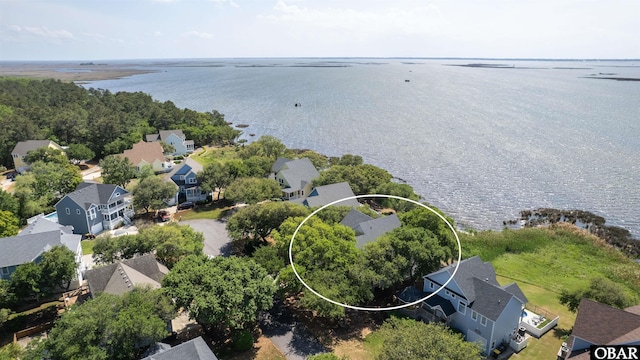 506 Magnolia Way Lot 29, Corolla, NC 27927 - aerial view of residential area with a large body of water