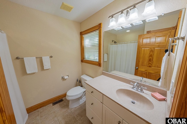 102 Settlers Ln Lot 7R, Duck, NC 27949 - bathroom featuring vanity, tile patterned flooring, and a shower with curtain