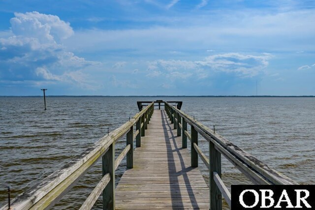 131B Jay Crest Rd Unit 801, Duck, NC 27949 - dock featuring a water view