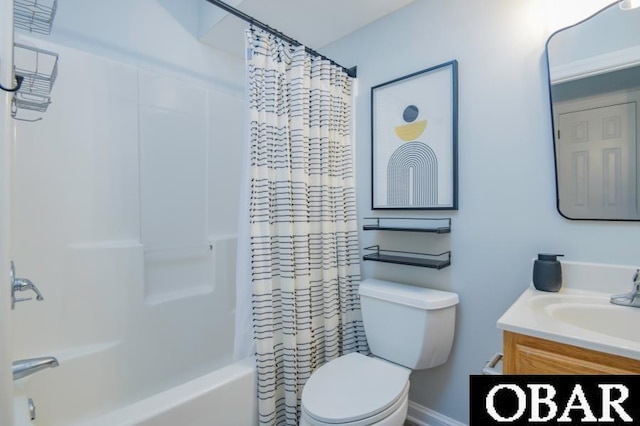 131B Jay Crest Rd Unit 801, Duck, NC 27949 - full bath with vanity and shower / bath combination with curtain