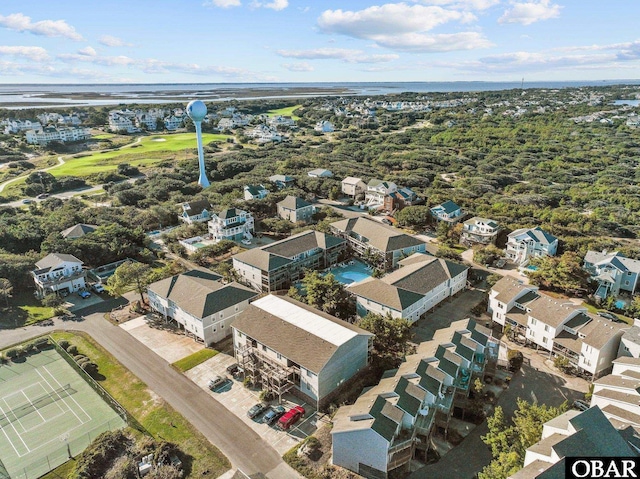 627 Sand Fiddler Cir Unit B-1, Corolla, NC 27927 - aerial view of residential area with a large body of water