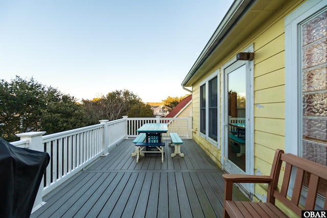 757 Fishermans Ct Lot 66, Corolla, NC 27927 - deck featuring outdoor dining space and grilling area