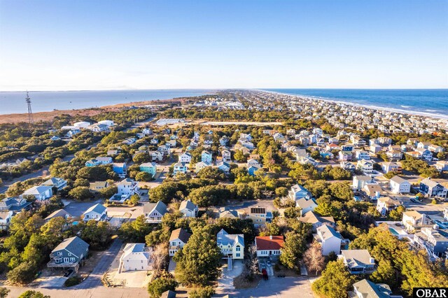757 Fishermans Ct Lot 66, Corolla, NC 27927 - drone / aerial view featuring a residential view and a water view