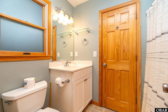 757 Fishermans Ct Lot 66, Corolla, NC 27927 - full bathroom featuring tile patterned floors, toilet, and vanity