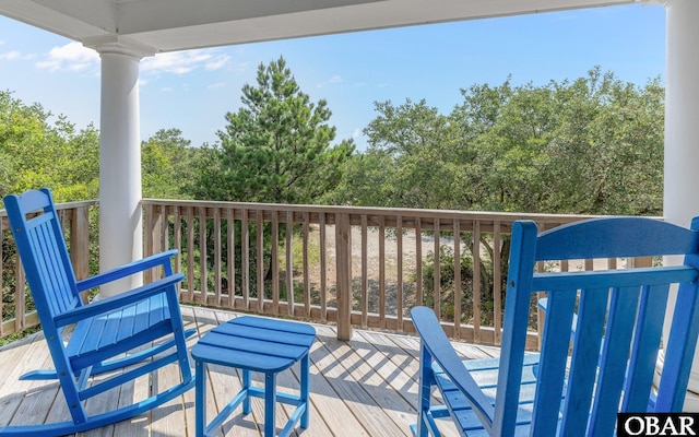 2132 Dolphin Ln Lot 62, Corolla, NC 27927 - view of wooden terrace