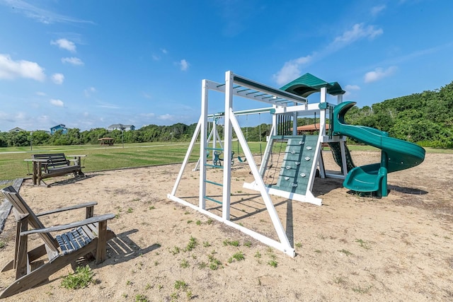 view of communal playground