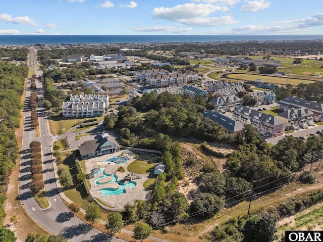 1108 Cambridge Rd Unit 307-I, Kill Devil Hills, NC 27948 - aerial overview of property's location featuring a large body of water