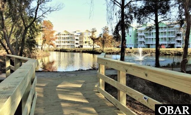 1108 Cambridge Rd Unit 307-I, Kill Devil Hills, NC 27948 - dock area featuring a water view