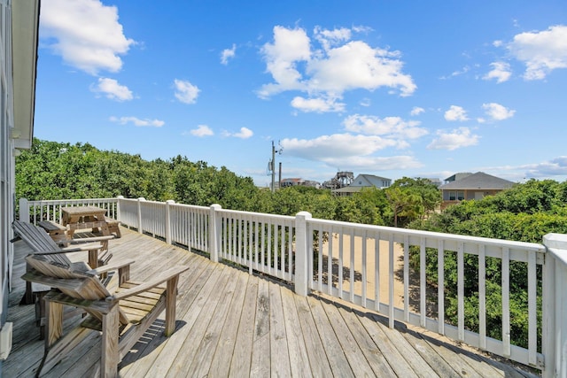 view of deck