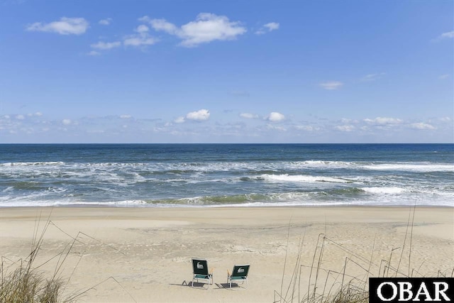 water view featuring a view of the beach