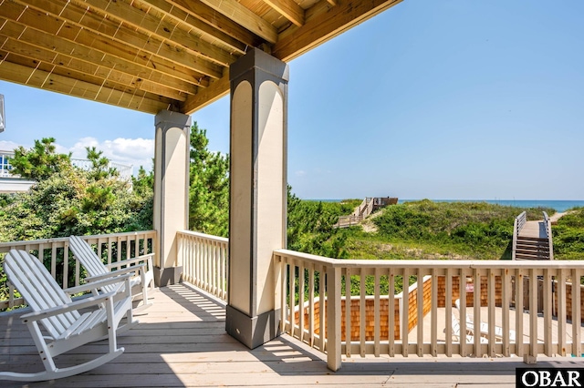 385 Deep Neck Rd Lot # 131, Corolla, NC 27927 - view of wooden terrace