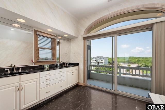 385 Deep Neck Rd Lot # 131, Corolla, NC 27927 - bathroom with double vanity and healthy amount of natural light