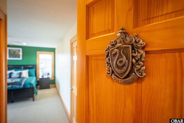 room details with carpet flooring