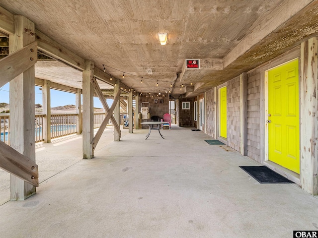1672 Sandfiddler Rd Lot # 1 & 3, Corolla, NC 27927 - view of patio featuring a water view