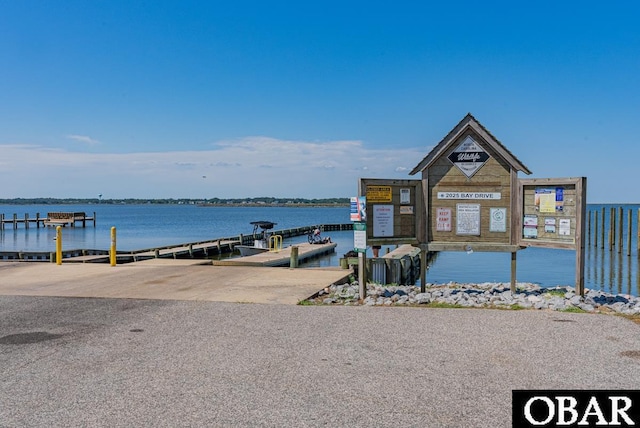 105 Rocky Mount St Lot 399, Kill Devil Hills, NC 27949 - dock area with a water view