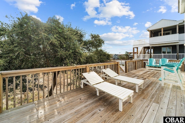 1400 N Virginia Dare Trl, Kill Devil Hills, NC 27948 - view of wooden deck