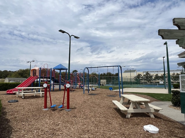 view of community playground