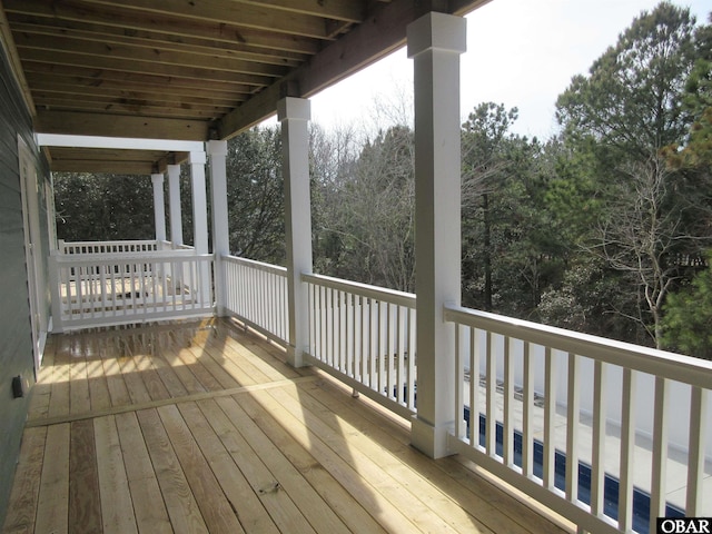 view of deck