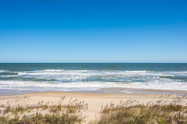 property view of water with a view of the beach