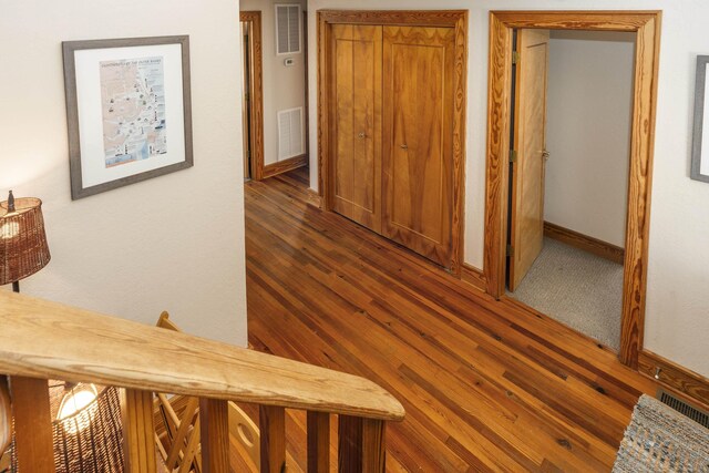 1229 Ocean Hill Ct Lot 120, Corolla, NC 27927 - hallway featuring dark wood-type flooring and baseboards