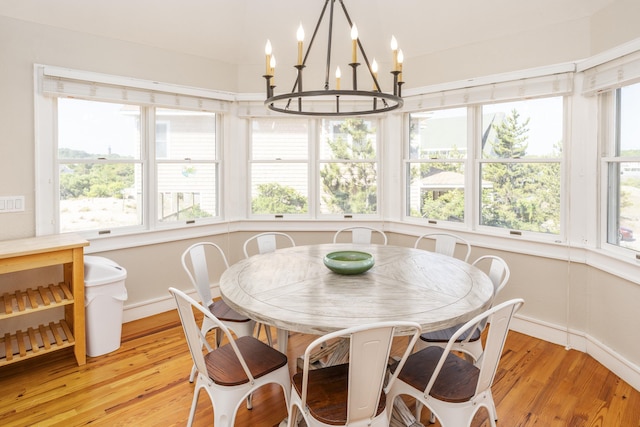 1229 Ocean Hill Ct Lot 120, Corolla, NC 27927 - dining area featuring light wood finished floors, baseboards, and plenty of natural light