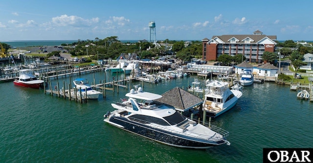 180 Irvin Garrish Hwy Unit 602, Ocracoke, NC 27960 - dock featuring a water view and view of marina