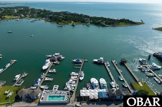 180 Irvin Garrish Hwy Unit 602, Ocracoke, NC 27960 - bird's eye view of a large body of water