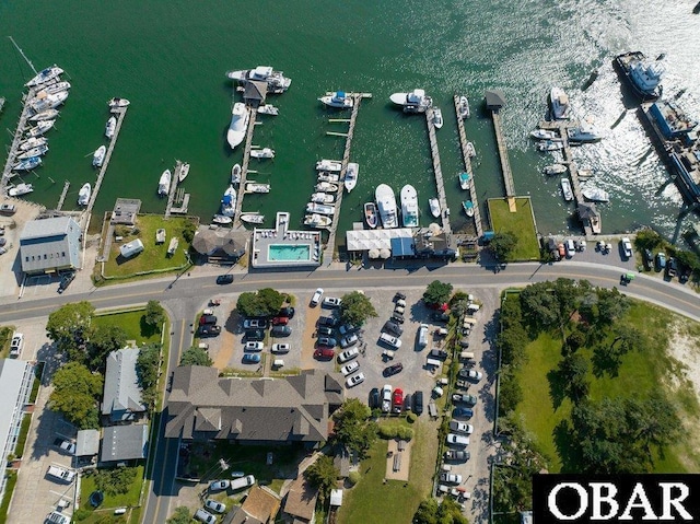 180 Irvin Garrish Hwy Unit 602, Ocracoke, NC 27960 - aerial view of property and surrounding area with a nearby body of water
