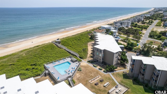 117 Sea Colony Dr Unit D227, Duck, NC 27949 - birds eye view of property with a beach view and a water view