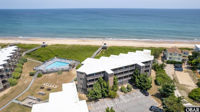 117 Sea Colony Dr Unit D227, Duck, NC 27949 - birds eye view of property with a water view and a view of the beach