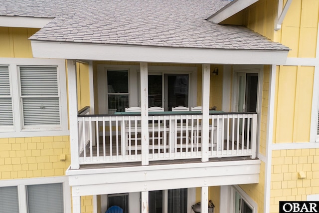 1700 Paget Rd Unit C 3, Kill Devil Hills, NC 27948 - view of home's exterior with roof with shingles and a balcony
