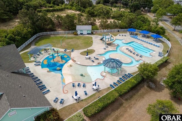 1700 Paget Rd Unit C 3, Kill Devil Hills, NC 27948 - bird's eye view of a pool