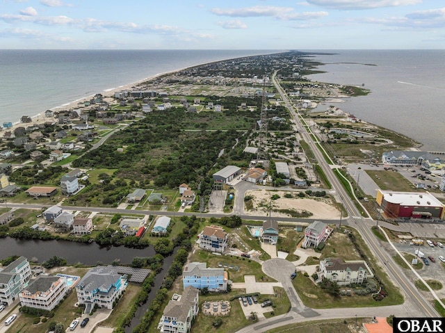 24205 Caribbean Ct Lot 8, Rodanthe, NC 27968 - aerial view of property and surrounding area featuring a large body of water