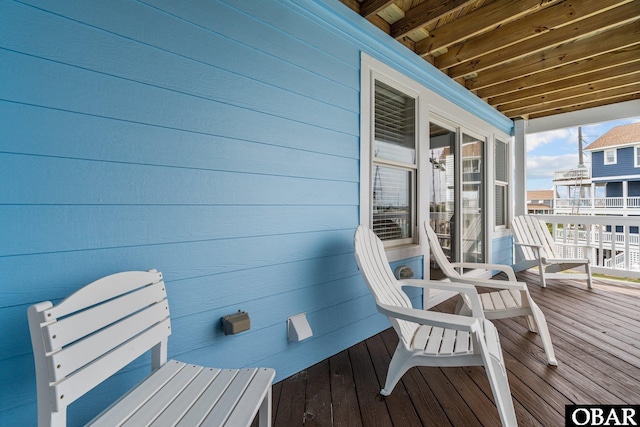 24205 Caribbean Ct Lot 8, Rodanthe, NC 27968 - view of wooden deck