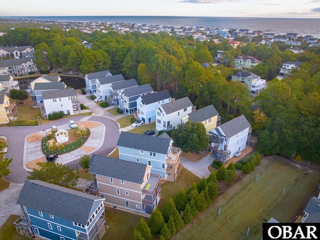 bird's eye view featuring a residential view