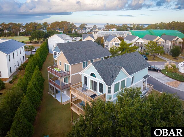 bird's eye view featuring a residential view