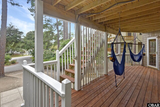 1127 Brumsey Ct Lot 324, Corolla, NC 27927 - deck with stairway