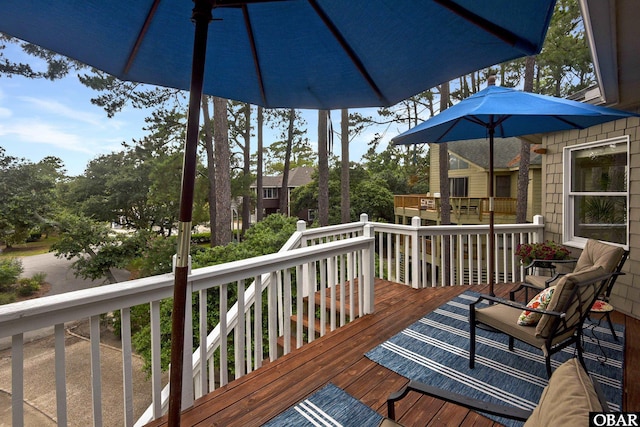 1127 Brumsey Ct Lot 324, Corolla, NC 27927 - view of wooden deck