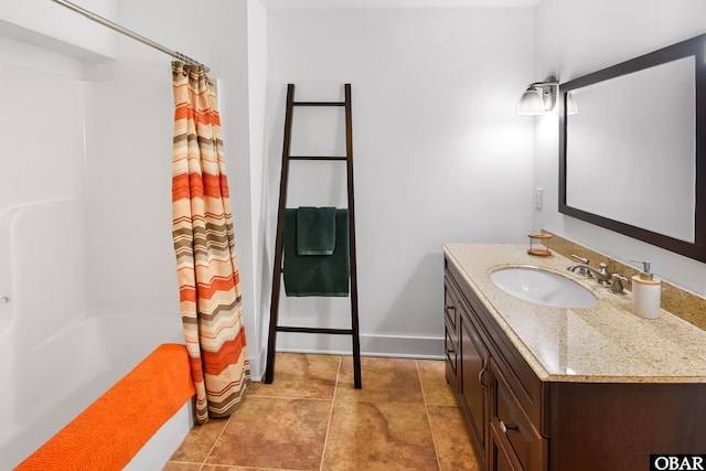 1127 Brumsey Ct Lot 324, Corolla, NC 27927 - full bathroom with vanity and shower / tub combo