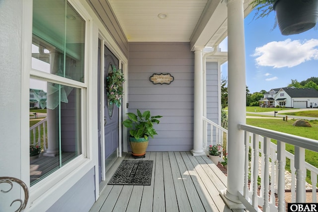 109 Cooper Landing Dr Lot 7, Aydlett, NC 27916 - porch featuring a residential view
