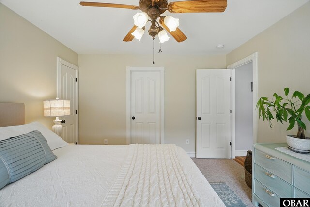 109 Cooper Landing Dr Lot 7, Aydlett, NC 27916 - bedroom with carpet flooring, a ceiling fan, and baseboards