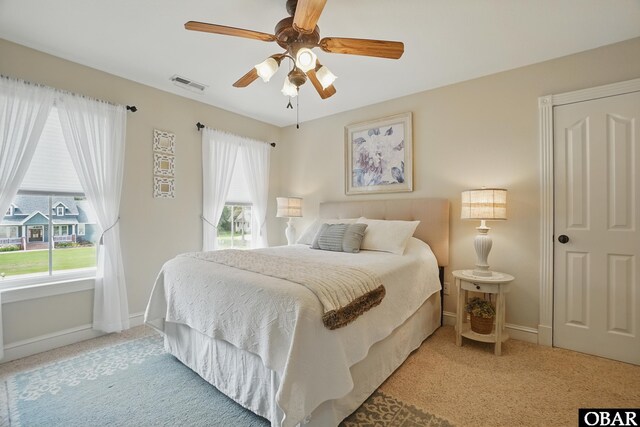 109 Cooper Landing Dr Lot 7, Aydlett, NC 27916 - bedroom with carpet, baseboards, and ceiling fan